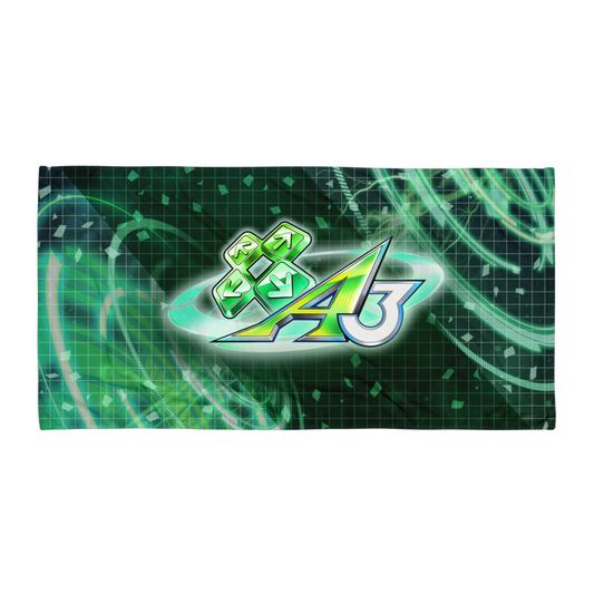 DDR A3 (green theme) - Printed Hand Towel [LONG SHIPPING]