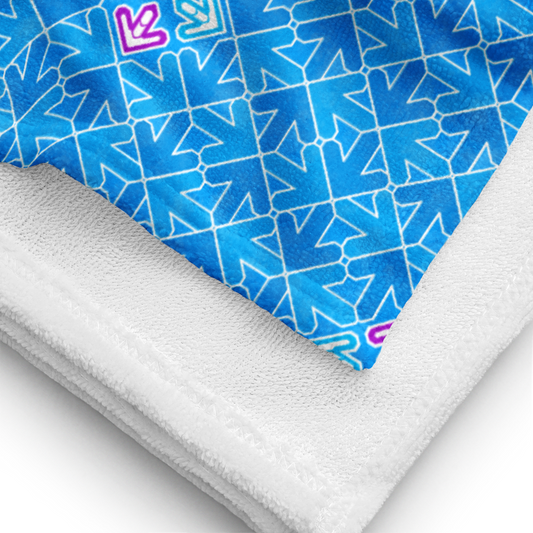 DDR Pattern (Blue) - Printed Towels [PREORDER]