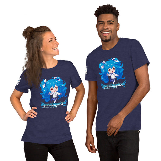 PIU Phoenix 24 Azura Chibi - Unisex Cotton t-shirt