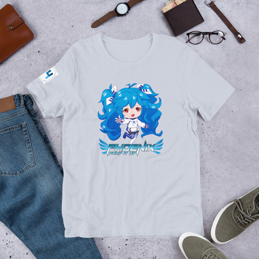 PIU Phoenix 24 Azura Chibi - Unisex Cotton t-shirt