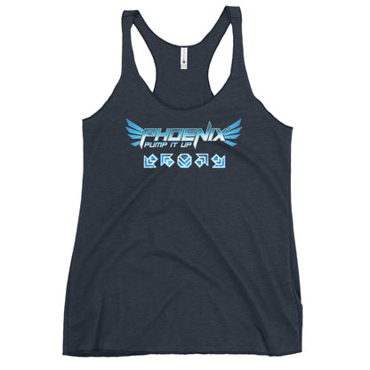 PIU Phoenix (Blue) - Feminine Cotton Tank