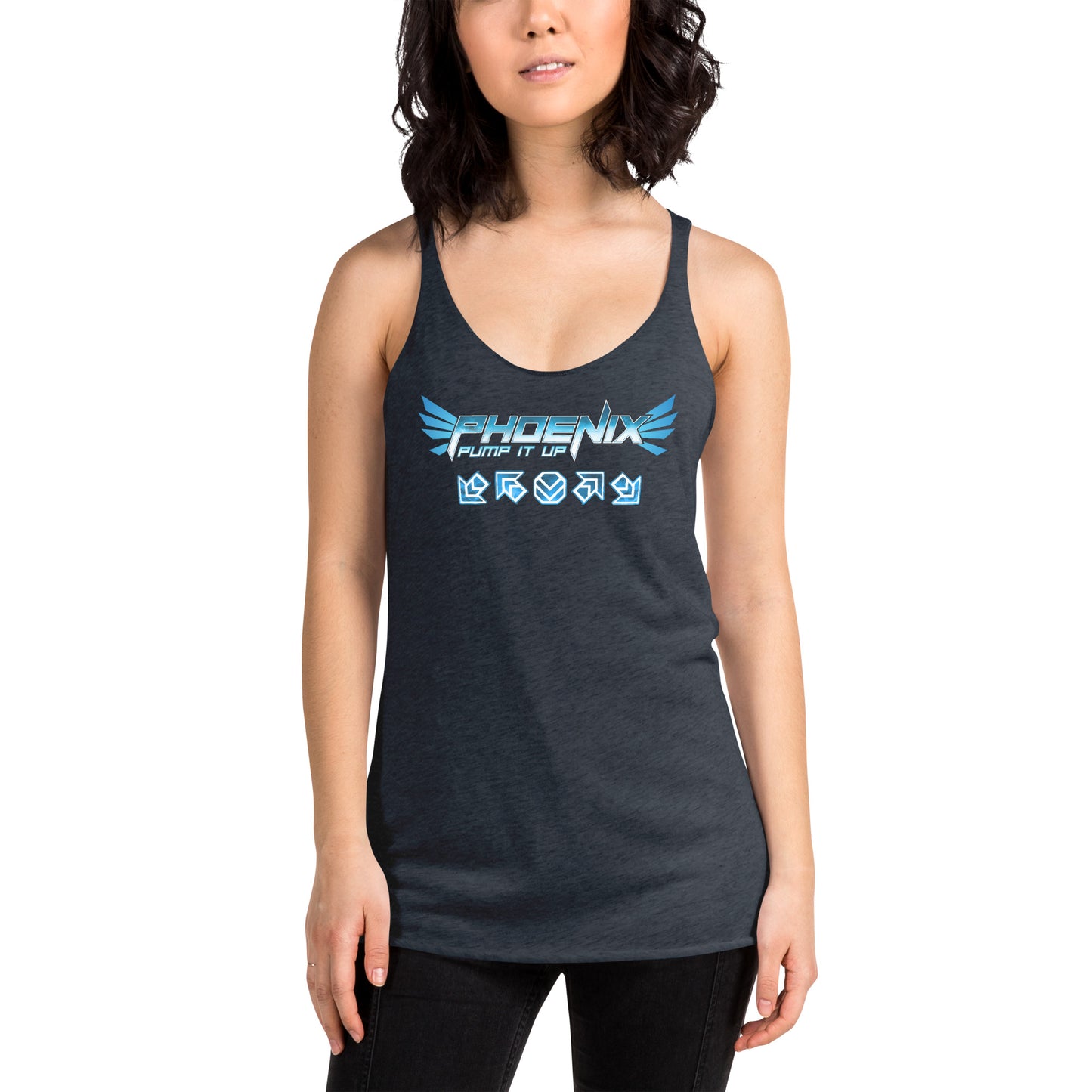 PIU Phoenix (Blue) - Feminine Cotton Tank