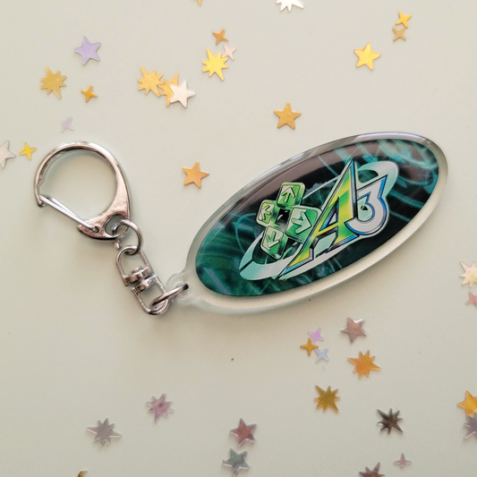 Acrylic Keychain - DDR A3 (white theme)