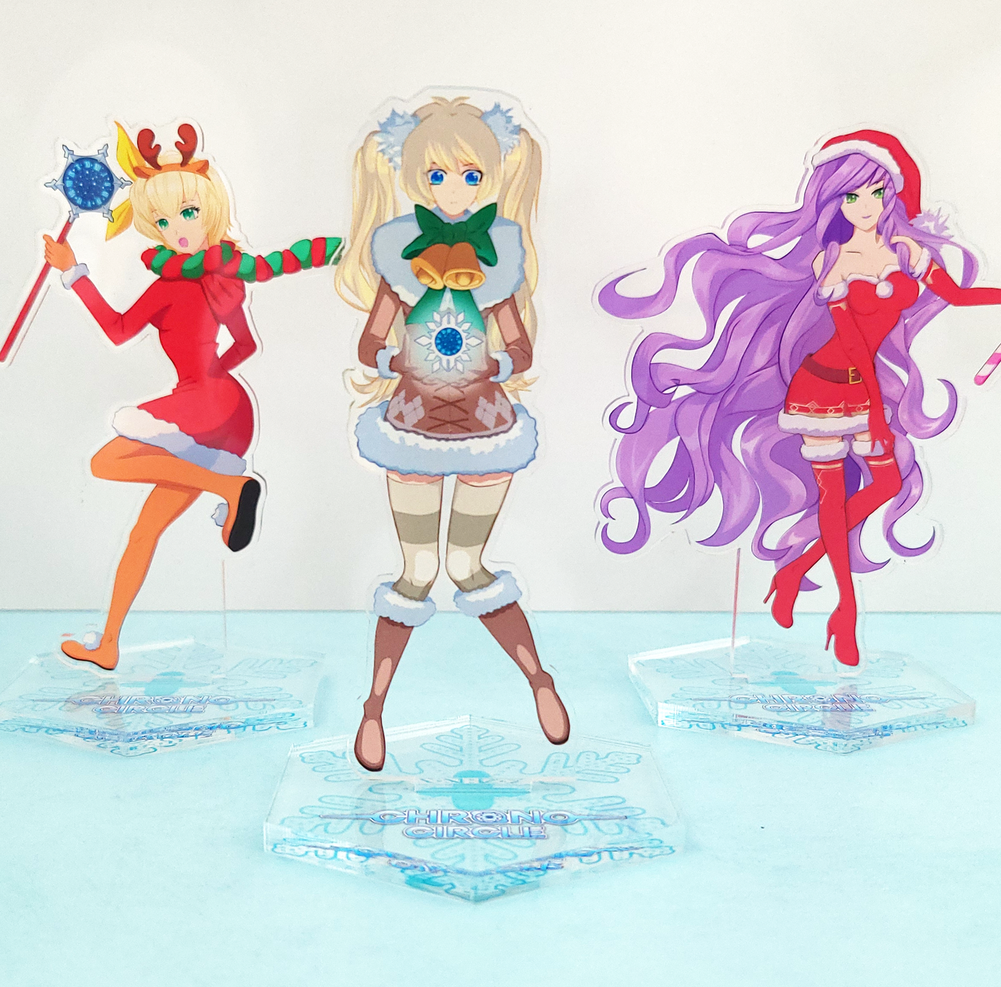 Acrylic standees - Chrono Circle Winter Event