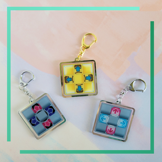 Acrylic Keychains - DDR Pad (B grade)