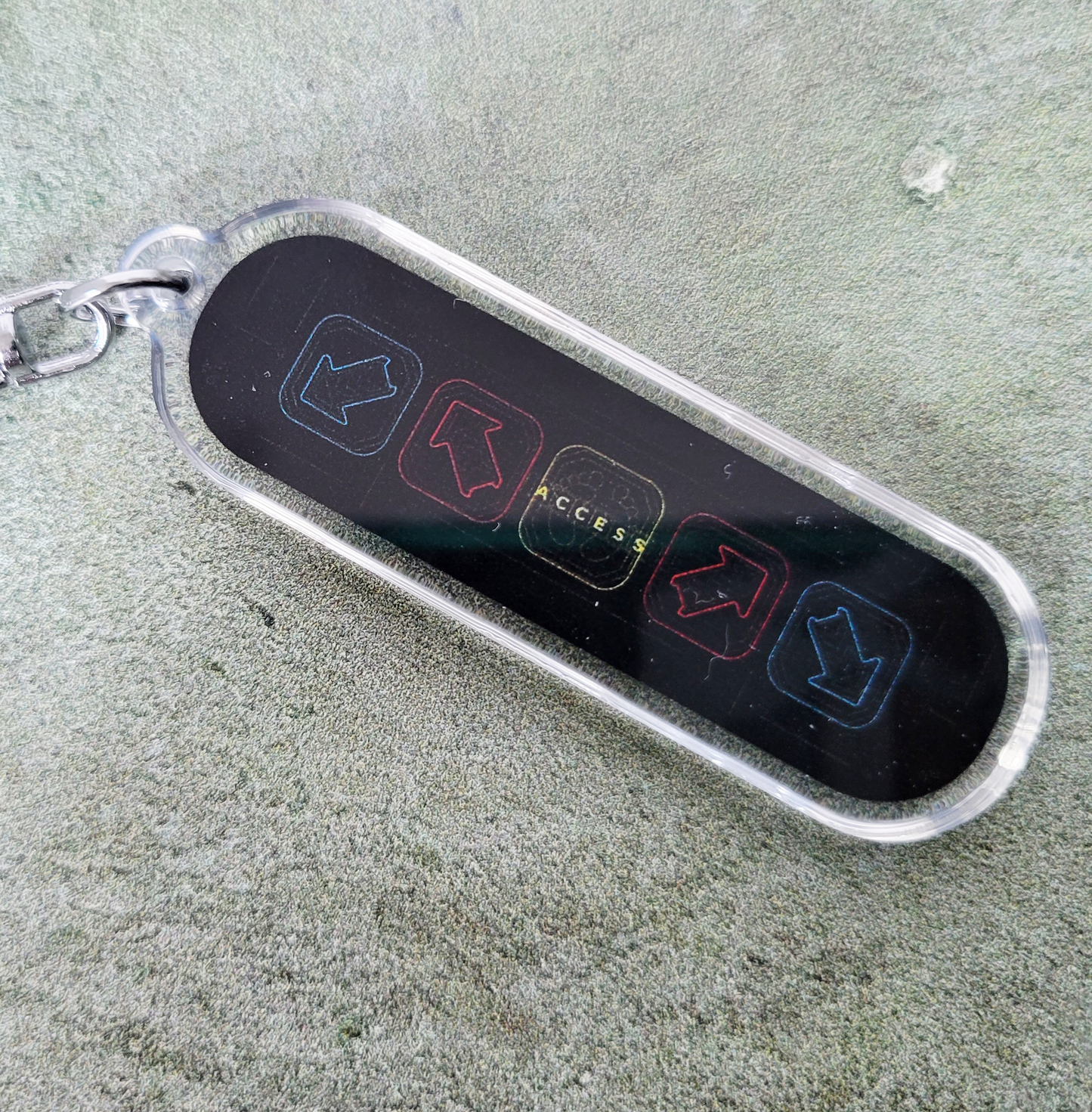 Acrylic Keychain - God Mode