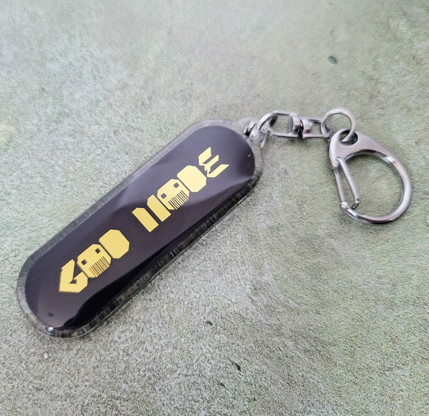 Acrylic Keychain - God Mode