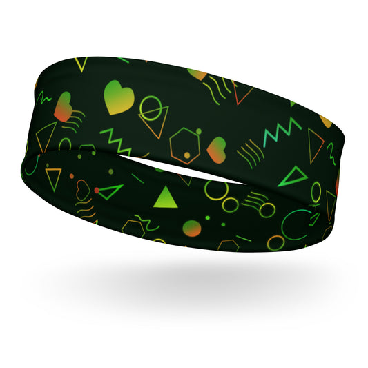 Arcade Carpet Pattern (Green) - Headband