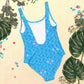 DDR Pattern (Blue) - Swimsuit