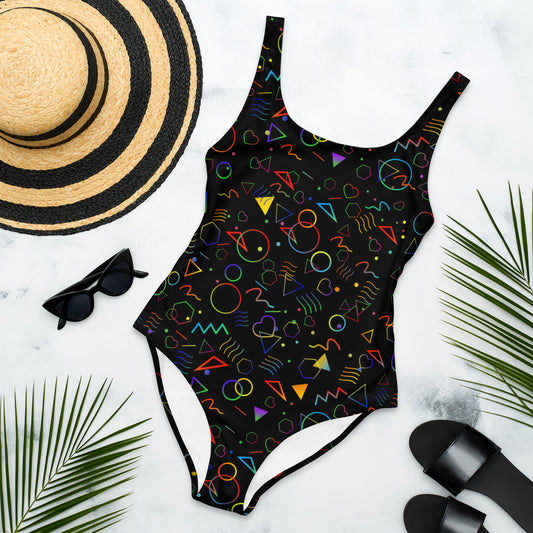 Arcade Carpet Pattern (Rainbow) - Swimsuit