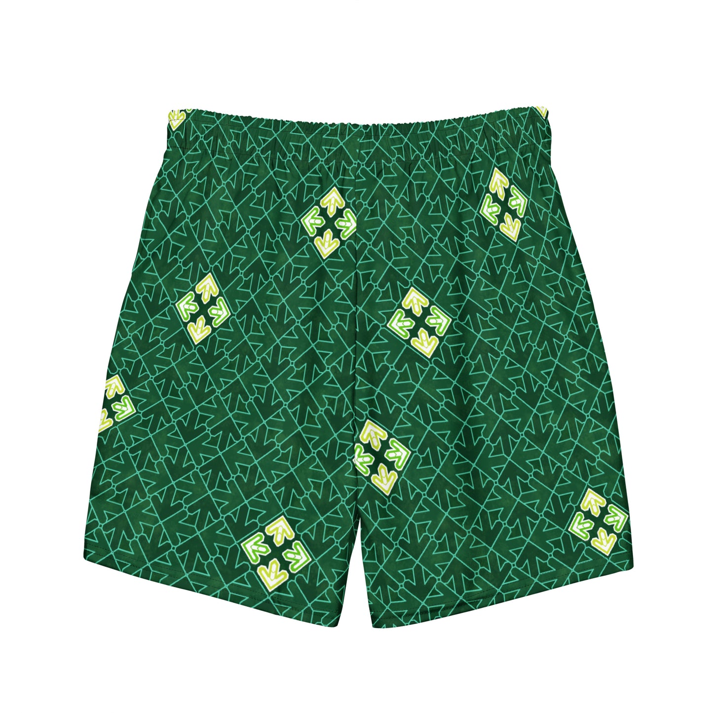 DDR Pattern (Green) - Swim Trunks