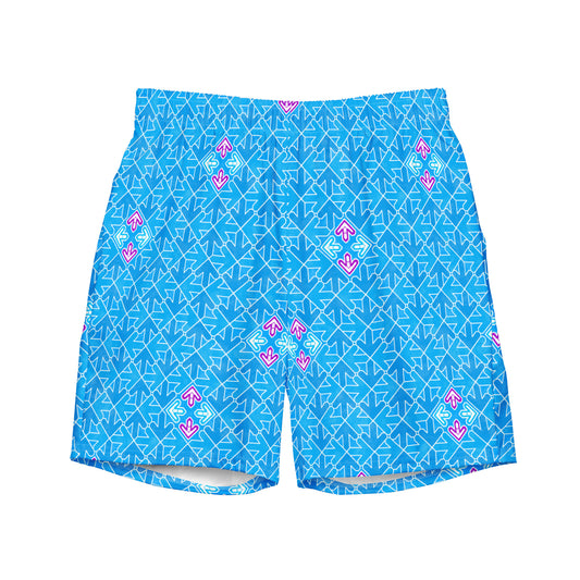 DDR Pattern (Blue) - Swim Trunks