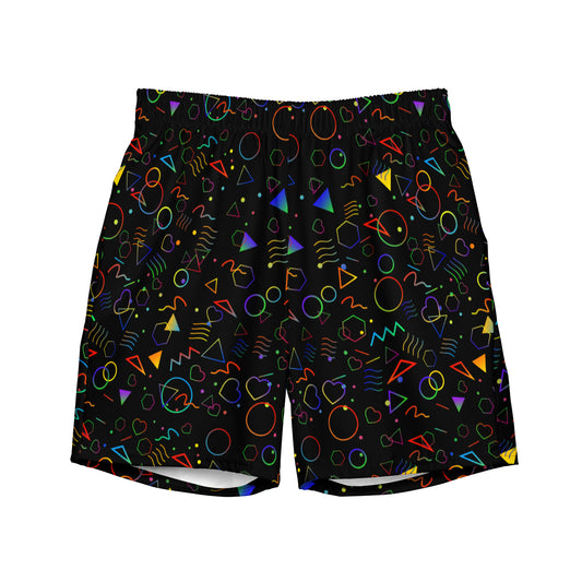 Arcade Carpet Pattern (Rainbow) - Swim Trunks