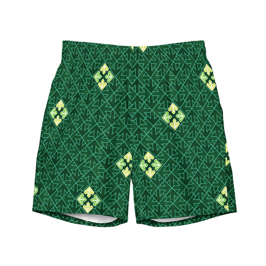 DDR Pattern (Green) - Swim Trunks