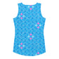 DDR Pattern (Blue) - Ladies Tank (Poly Jersey)