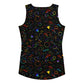 Arcade Carpet Pattern (Rainbow) - Ladies Tank (Poly Jersey)