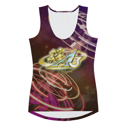 DDR A3 (gold theme) - Ladies Tank (Poly Jersey)